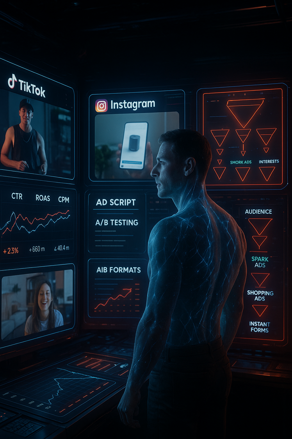 Process Overview - Salle de Contrôle Futuriste